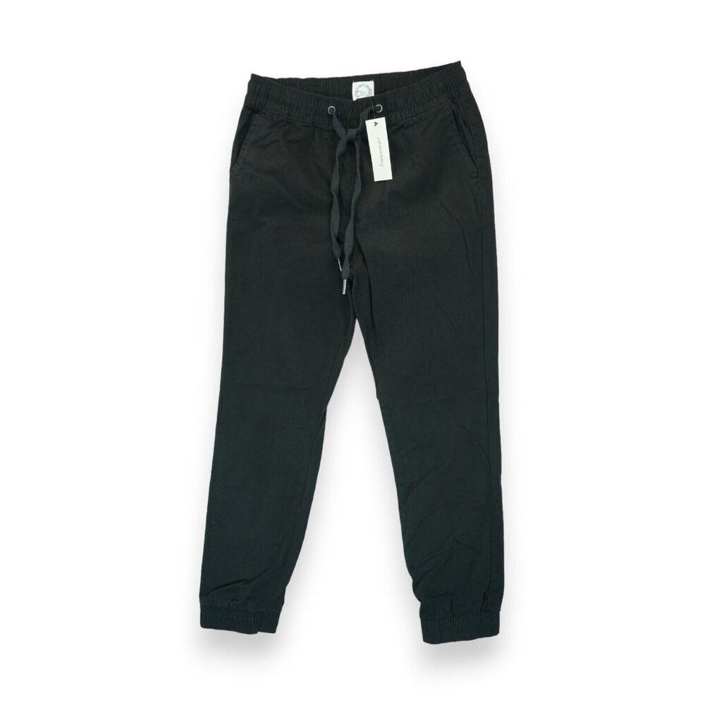 NWT Blue Rain Women's Elastic Waist Black Jogger Pants Small Drawstring MSRP $54